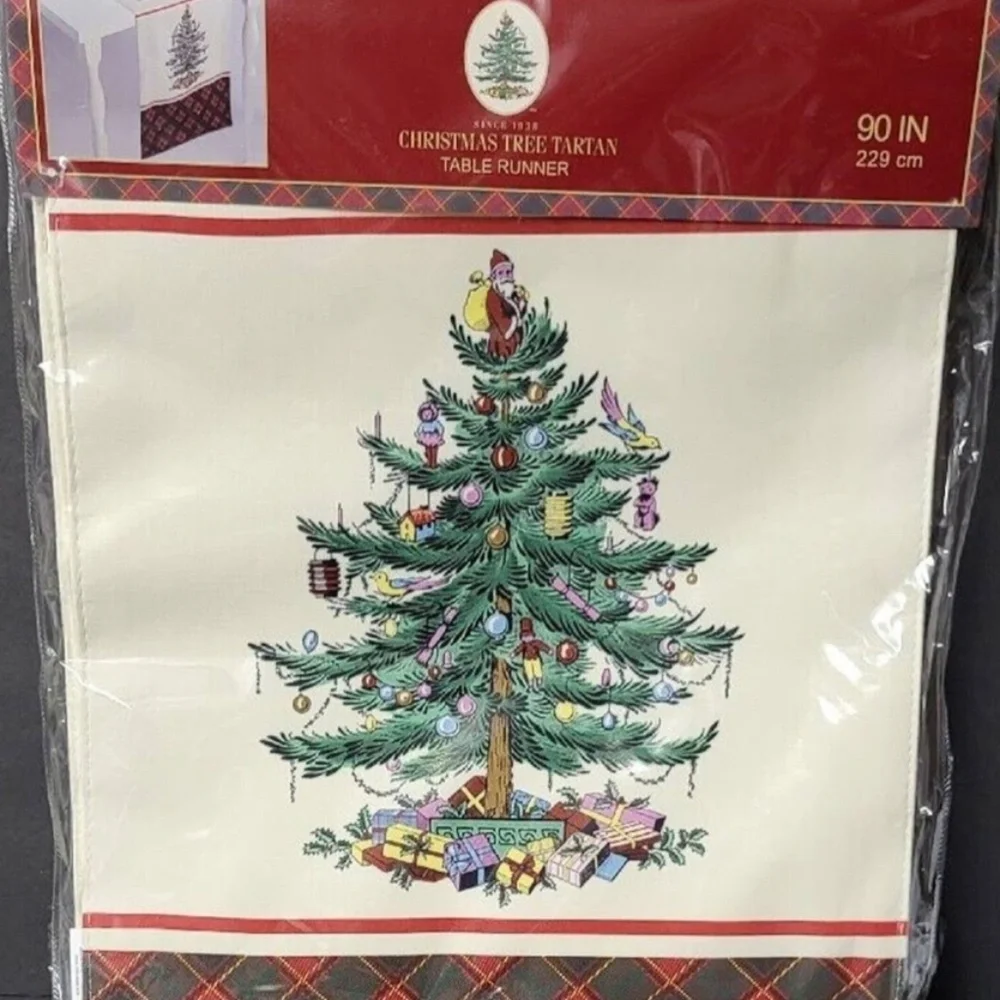 🎄Brand New Spoke Christmas Tree Tartan 90